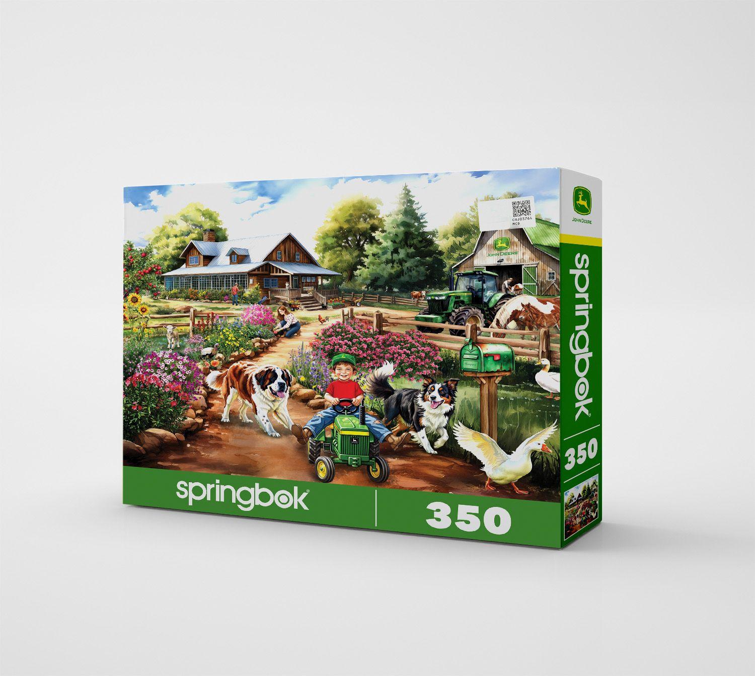 John Deere Life on the Farm - 350pc Jigsaw Puzzle by Springbok
