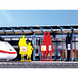 Modern Service Boards -- Red, Blue & Yellow