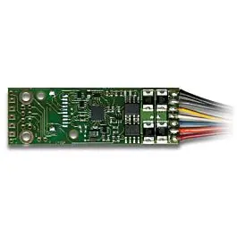 Motor/Function Decoder -- 6 FX3 Functions, 2.01x.67x.114" 51.8x17x2.9mm